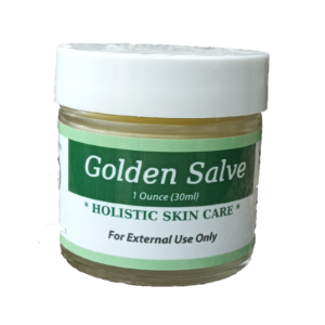 A jar of Paracelsus Herbs Golden Salve